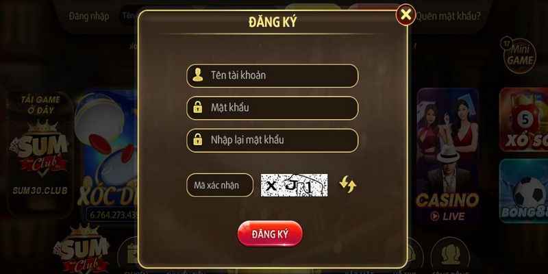 Đăng ký tham gia cổng cược hết sức đơn giản